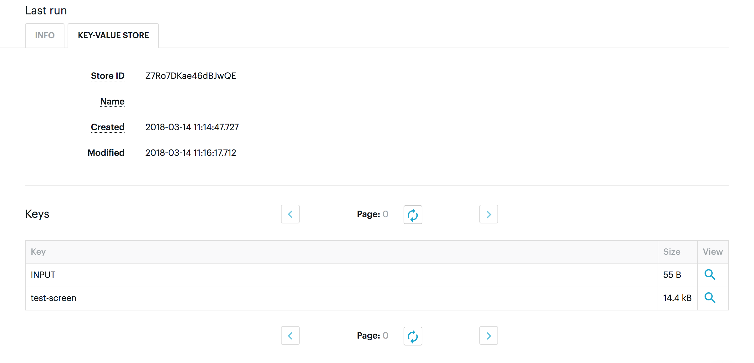 Puppeteer Key-Value store